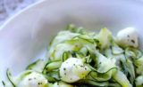 Salade de courgettes et mozzarella : frais et healthy