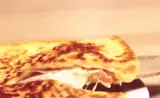 La galette de pomme de terre au jambon et au fromage