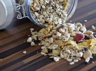 Le muesli non bio saturé en pesticides