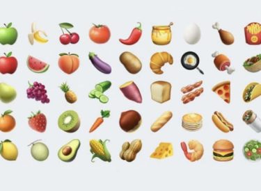 Nos aliments préférés au menu des emojis