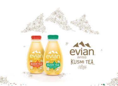 Evian et Kusmi Tea proposent une nouvelle boisson !