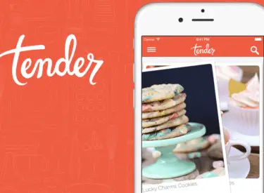 Après Tinder, voici Tender pour trouver la recette parfaite !