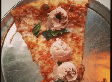 Une glace au goût… pizza !