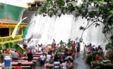 Entdecken Sie dieses paradiesische Restaurant am Fuße eines Wasserfalls auf den Philippinen